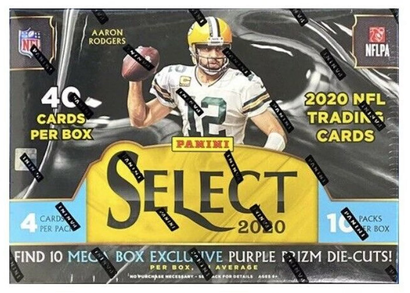 2020 Panini Select Football Mega Box (Purple Die-Cuts)