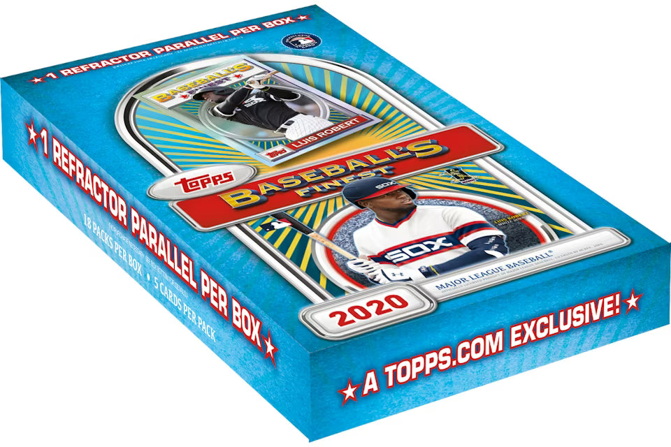 2020 Topps Finest Flashback Hobby Box