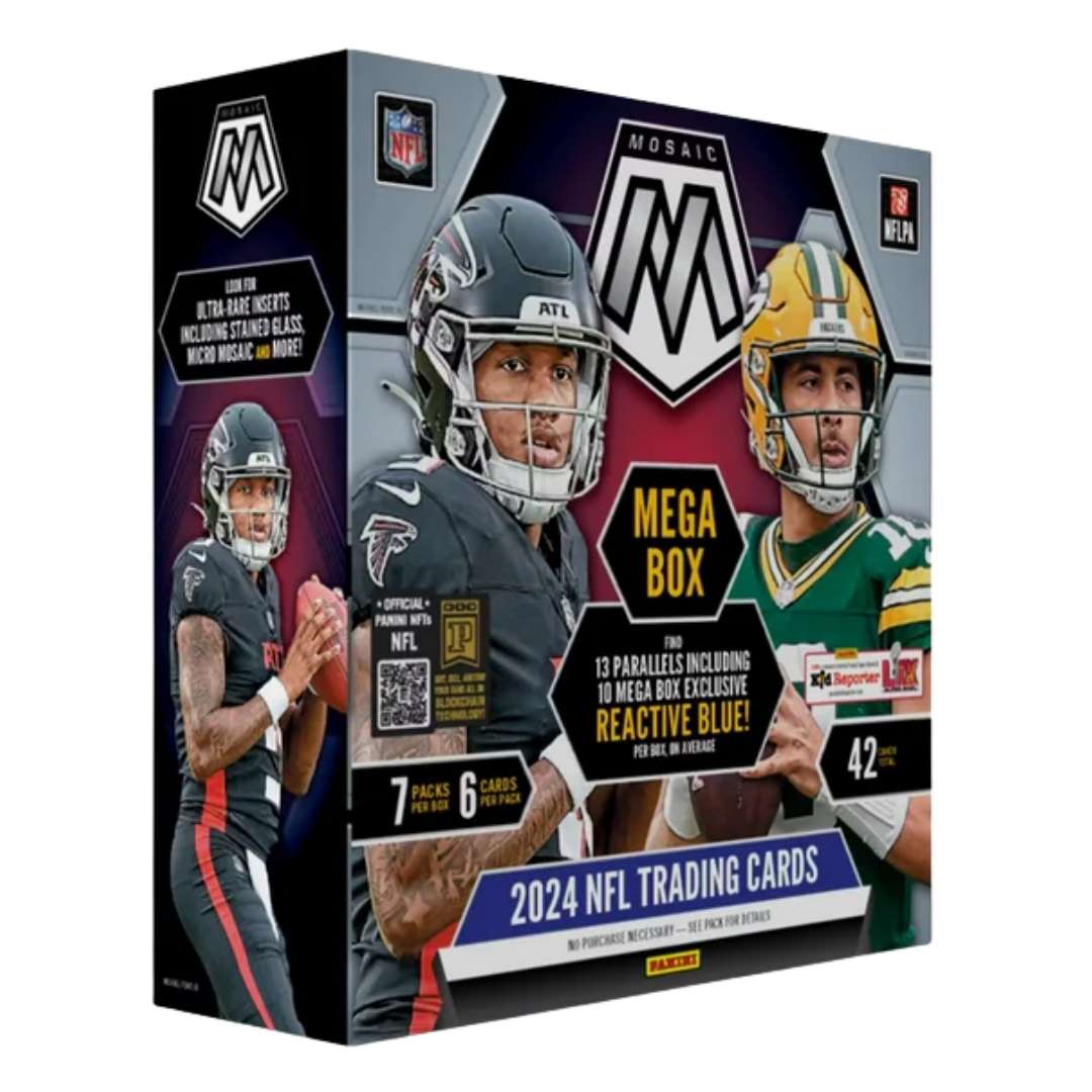 2024 Panini Mosaic Football Mega Box (Reactive Blue)