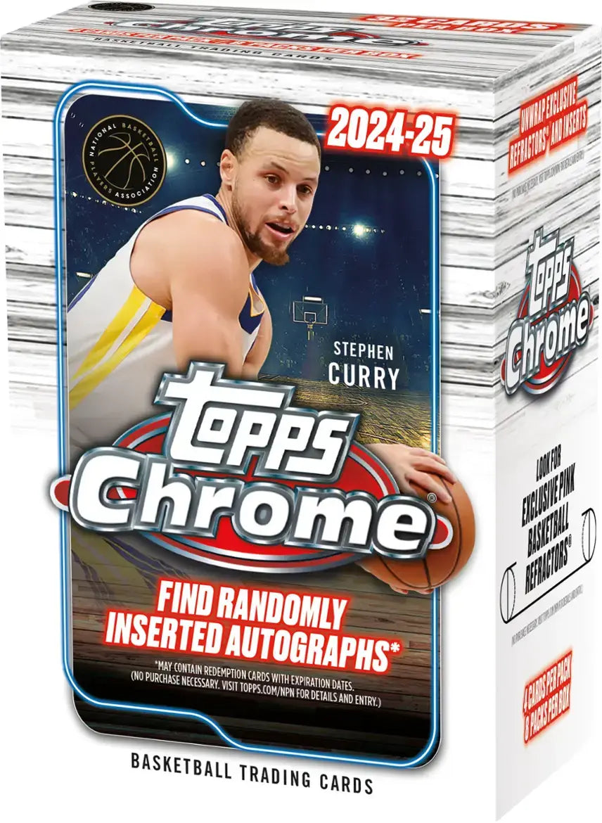2024 Topps Chrome Basketball Blaster Box