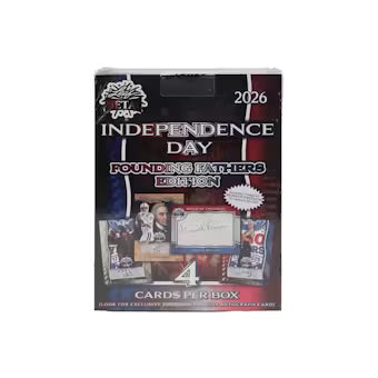 2026 Leaf Metal Independence Day Founding Fathers Edition Hobby Box