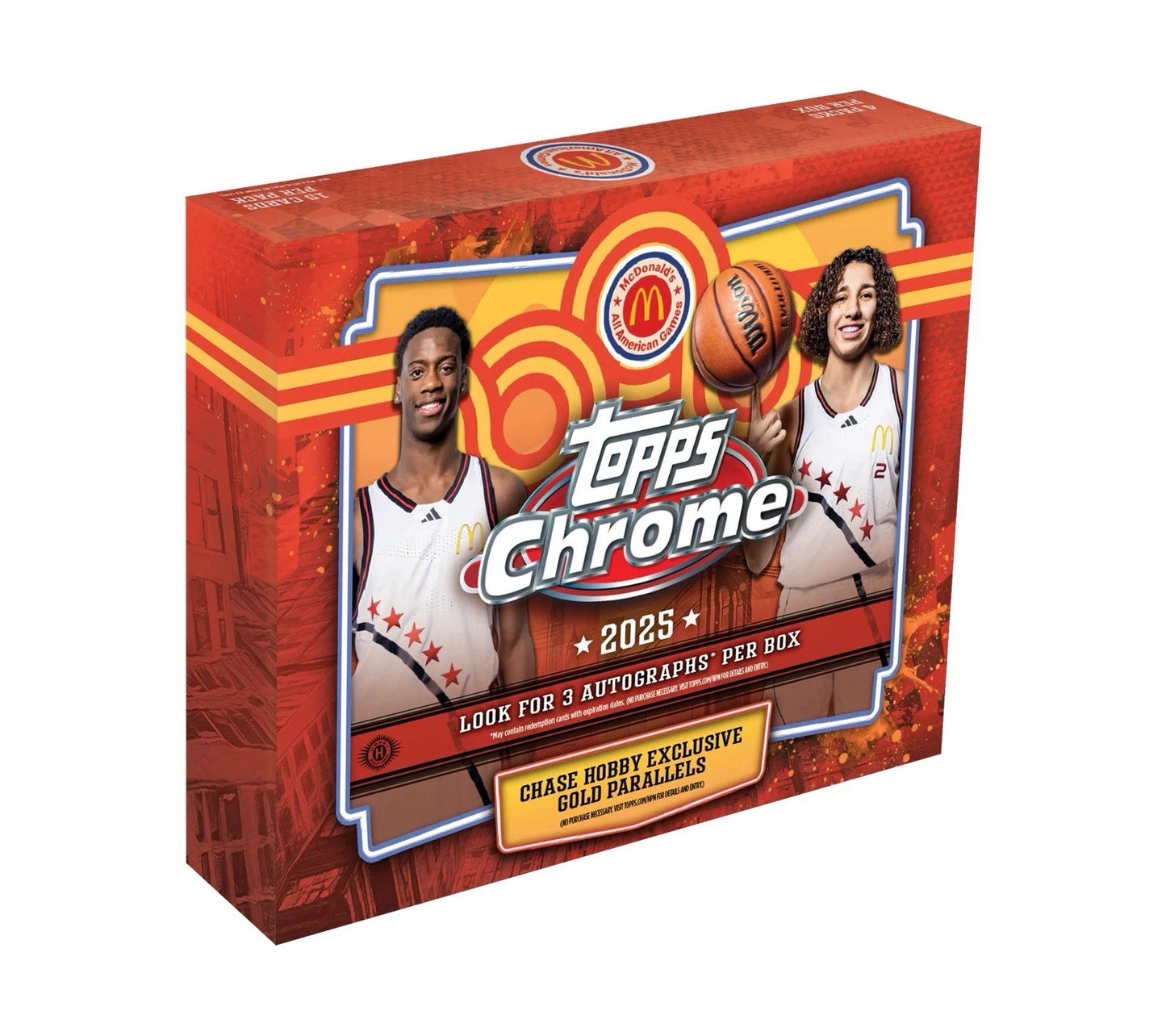 2025 Topps Chrome McDonald's All American Basketball Hobby Box