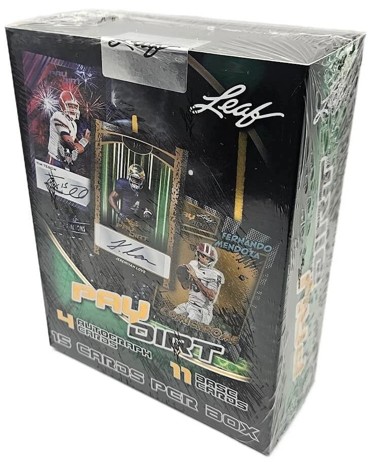 2026 Leaf Paydirt Football Factory Sealed Hobby Box (4 Autographs)
