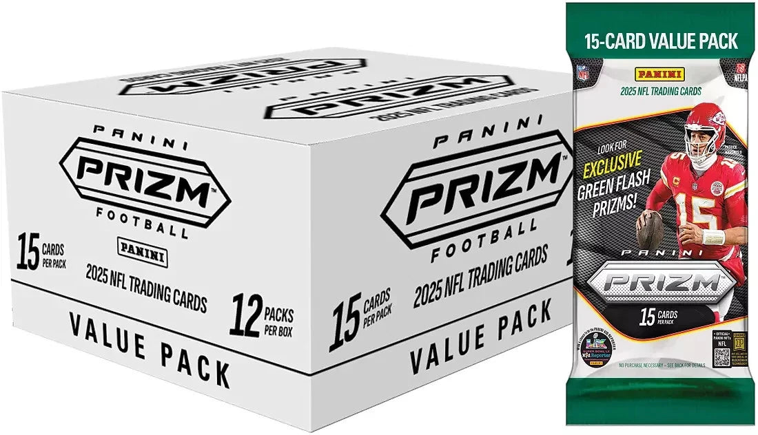 2025-26 Panini Prizm Football Fat Pack (Green Flash Prizm)