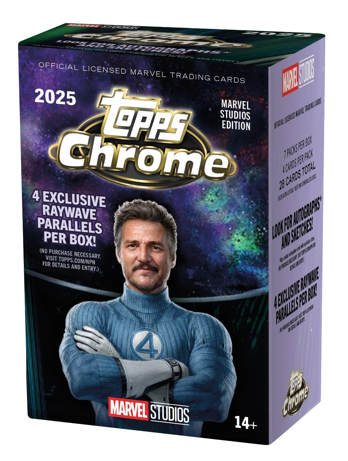 2025 Topps Chrome Marvel Studios Blaster-Box