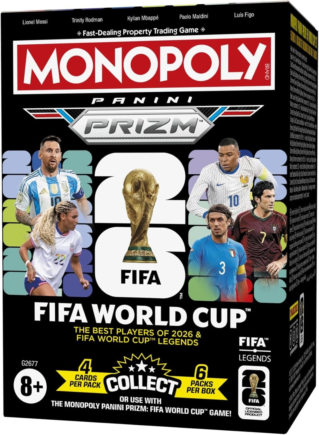 2026 Panini Prizm Monopoly Soccer Blaster Box