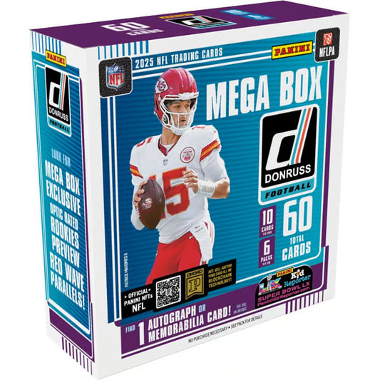 2025 Panini Football Donruss Mega Box