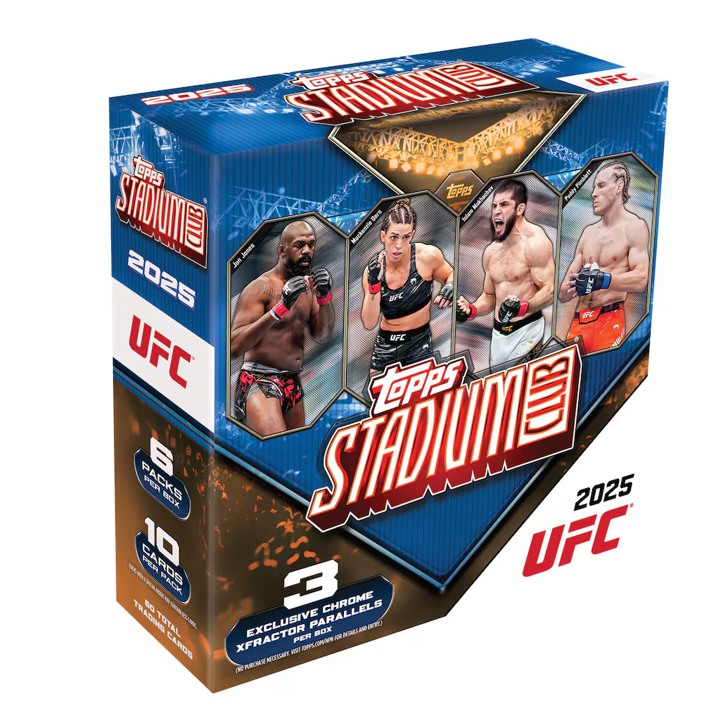 2025 Topps Stadium Club UFC Factory Sealed Mega Box