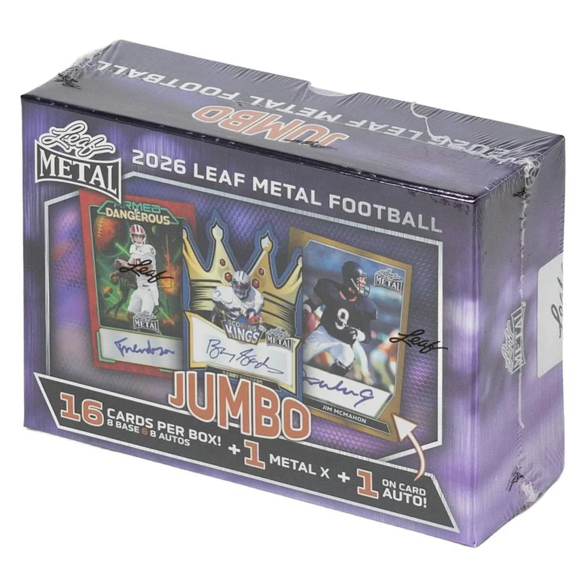 2026 Leaf Metal Football Jumbo Box