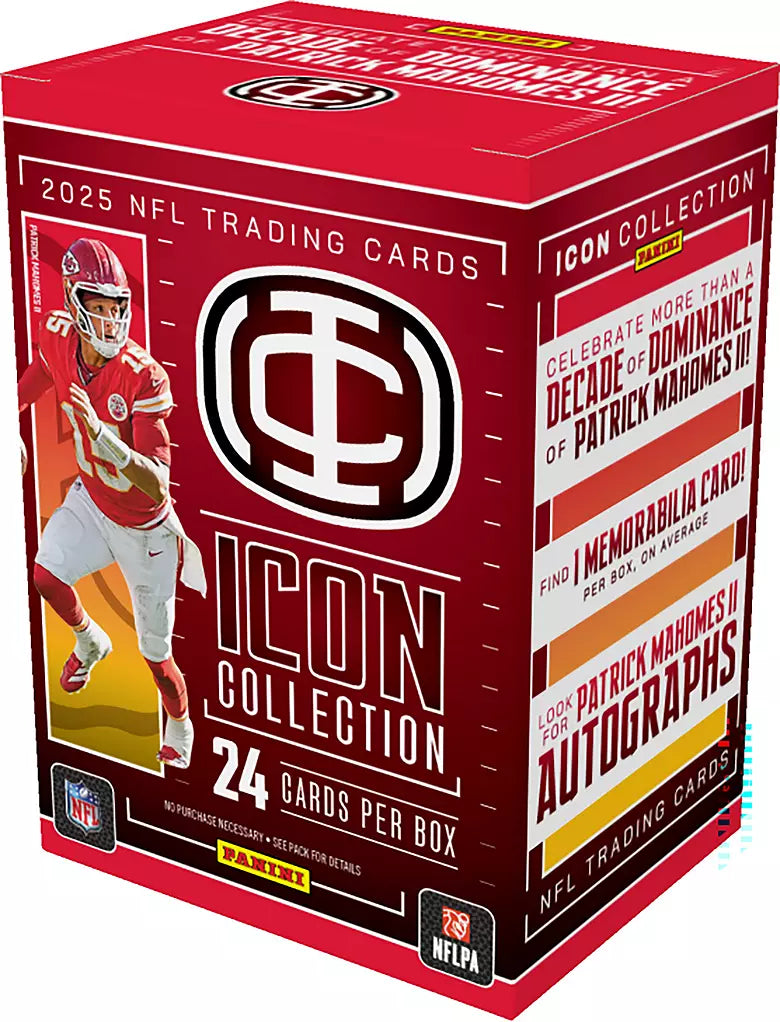 2025 Panini Authentically Mahomes Icon Collection Football Blaster Box