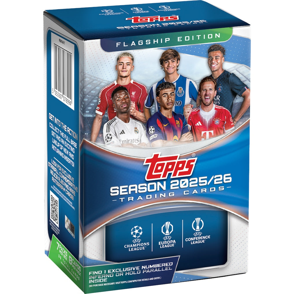 2025-26 Topps UEFA Club Competitions Soccer Blaster Box