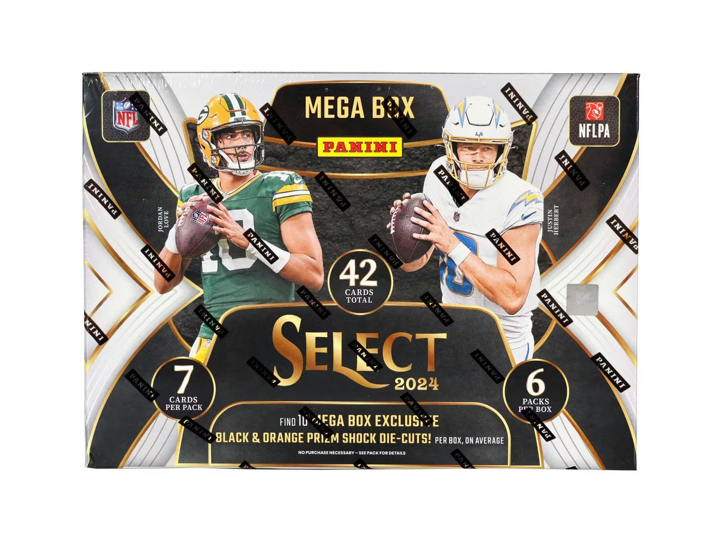 2024 Panini Select Football Hobby Mega Box (Black & Orange Prizms)