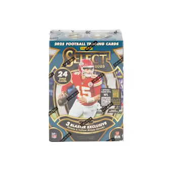2025 Panini Select Football Blaster Box (Green & Yellow Prizm)