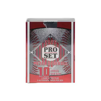 2026 Pro Set Metal Baseball Hobby Box