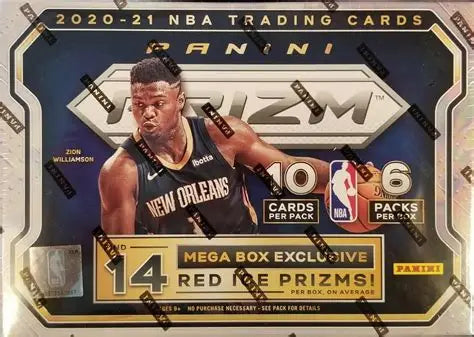 2020-21 Panini Prizm Basketball Mega Box (Red Ice Prizms)