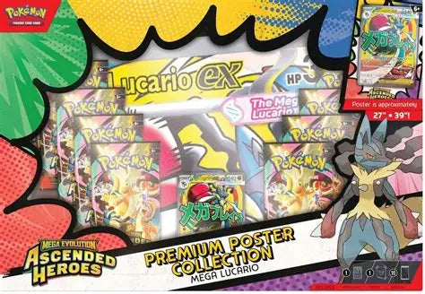 Ascended Heroes Premium Poster Collection-Mega Lucario