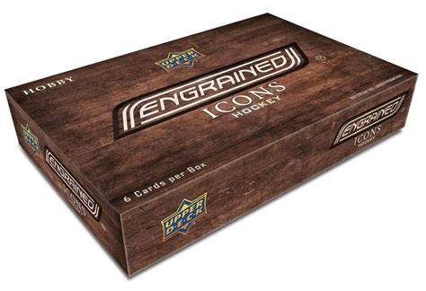 2024-25 Upper Deck Engrained Icons Hockey Hobby Box