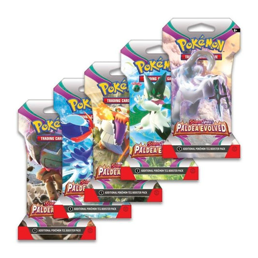 Pokemon Paldea Evolved Sleeved Booster Pack