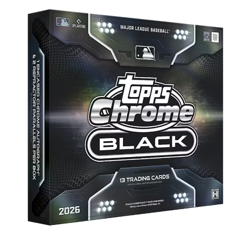2026 Topps Chrome Black Baseball Hobby Box