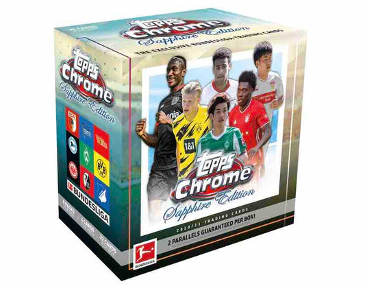 2020-21 Topps Chrome Bundesliga Soccer Sapphire Edition Box