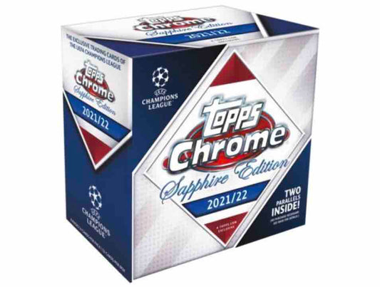 2021-22 Topps UEFA Champions League Chrome Soccer Sapphire Edition Box