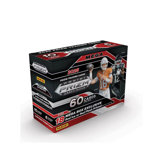 2025 Panini NFL Prizm Draft Picks Football Trading Card Mega Box