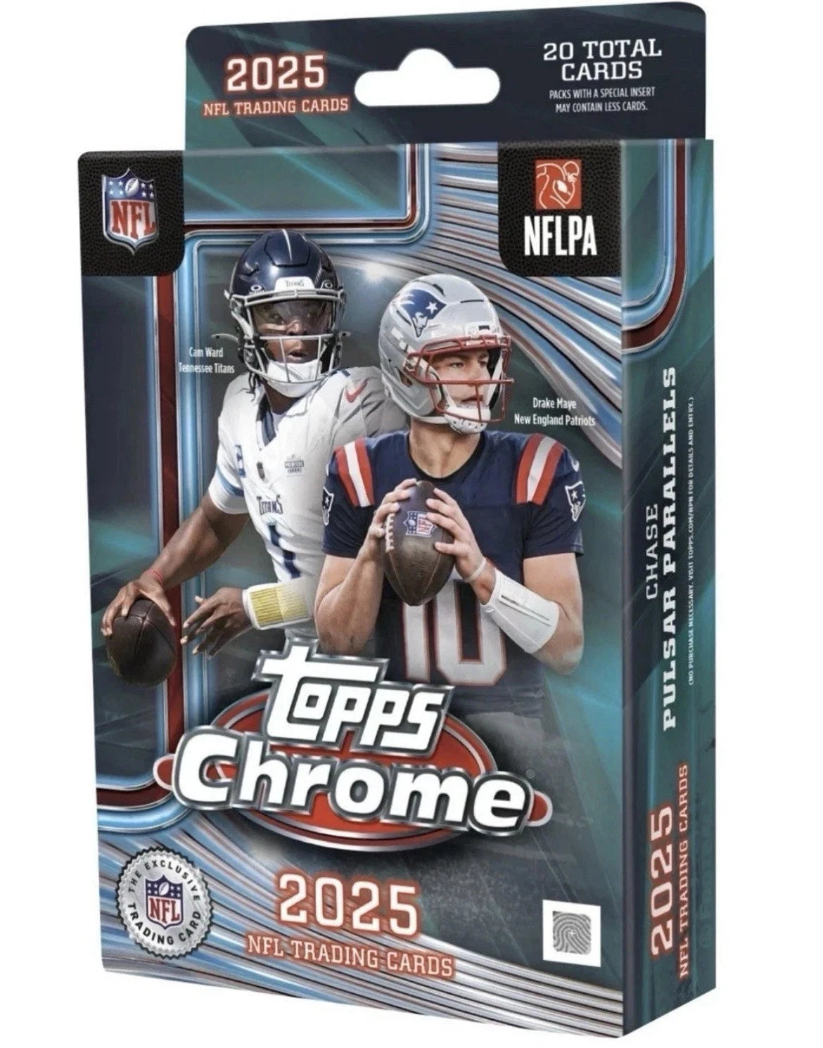 2025 Topps Chrome Football Hanger Box