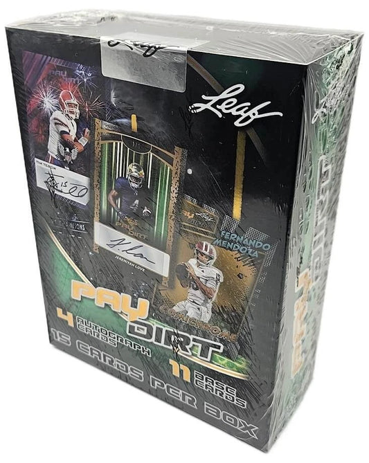 2026 Leaf Paydirt Football Factory Sealed Hobby Box (4 Autographs)