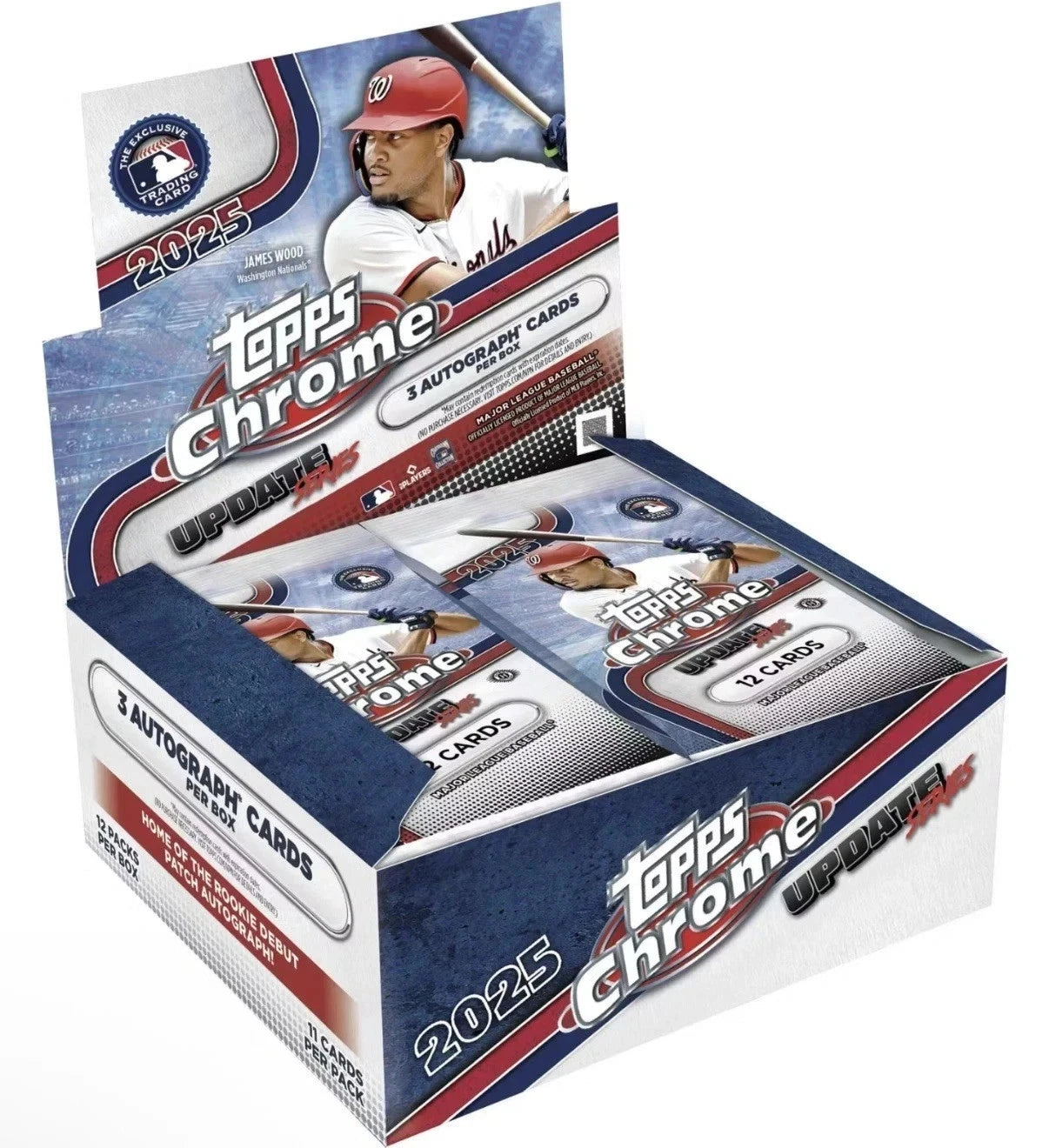 2025 Topps Chrome Update Series Baseball Jumbo Box