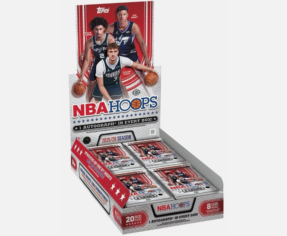 2025-26 Topps NBA Hoops Basketball Hobby Box