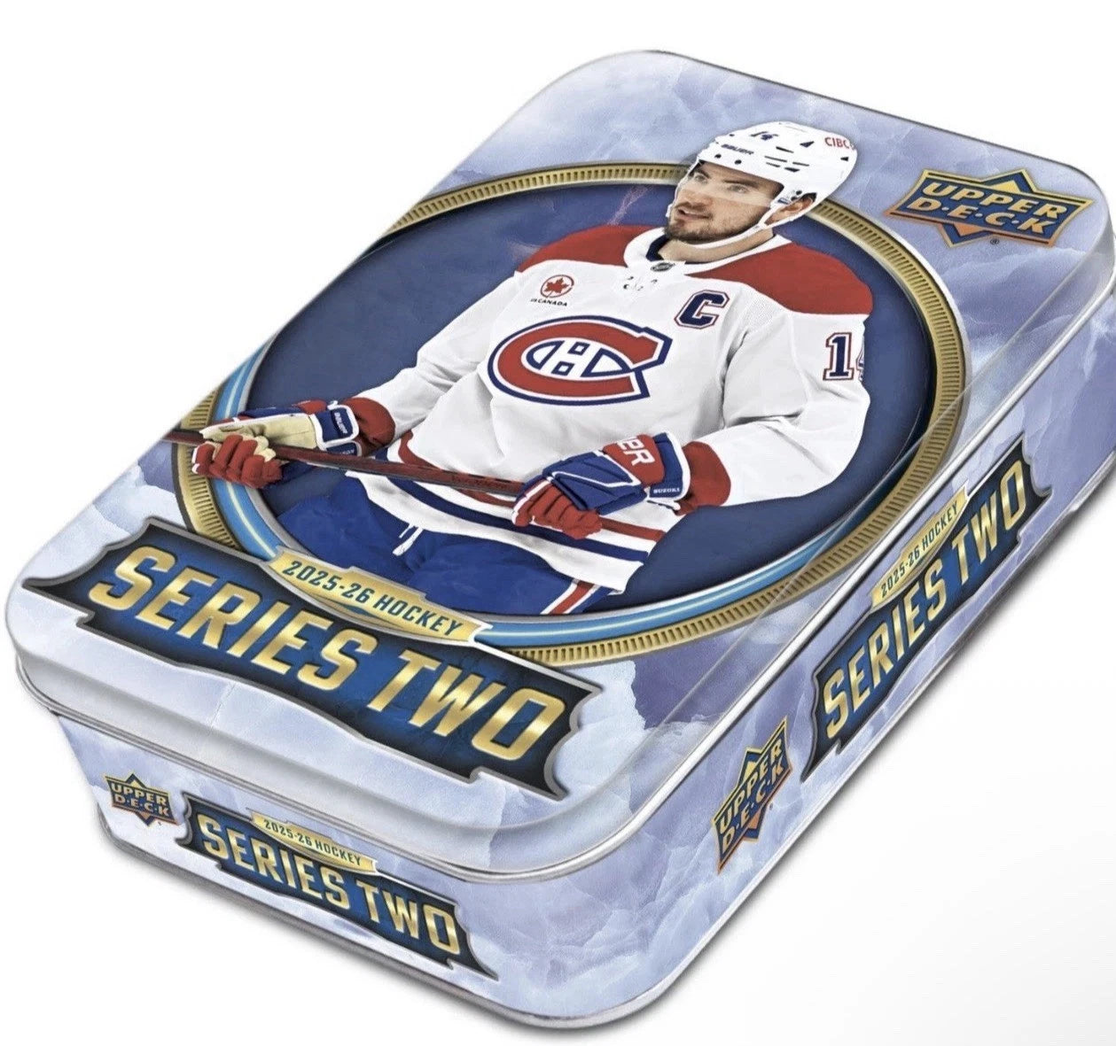 2025-26 Upper Deck Series 2 Hockey Tin Box