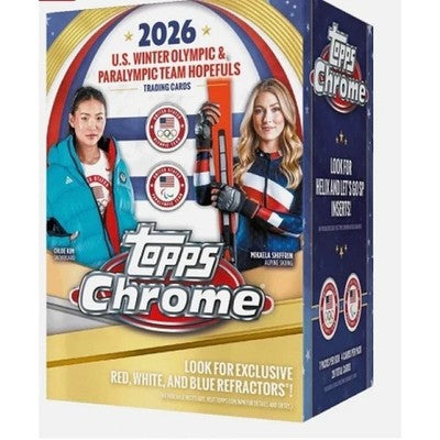 2026 Topps Chrome US Olympic & Paralympic Hopefuls Blaster Box