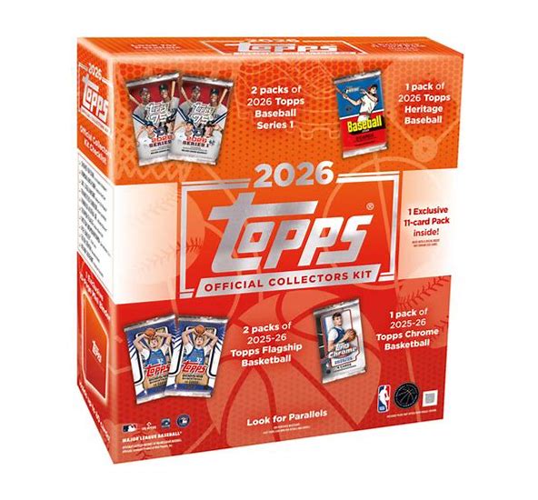 2026 Topps MLB X NBA Official Collectors Kit (Shipped Only)