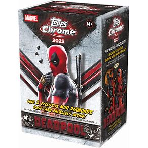 2025 Topps Chrome Marvel Deadpool Blaster Box