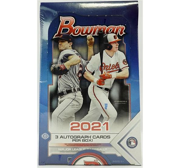 2021 Bowman Baseball HTA Hobby Jumbo Box