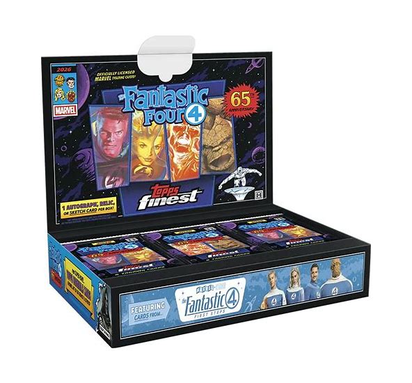 2026 Topps Marvel Finest The Fantastic Four 65th Anniversary Hobby Box